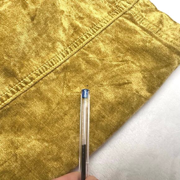 Free People Skirt Women's Size 0 Olive Green Velvet Mini Boho Y2K Indie Festival - Picture 5 of 7